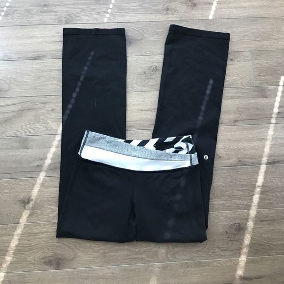 Lululemon leggings pants‎ chevron Sz 6 - Picture 1 of 4